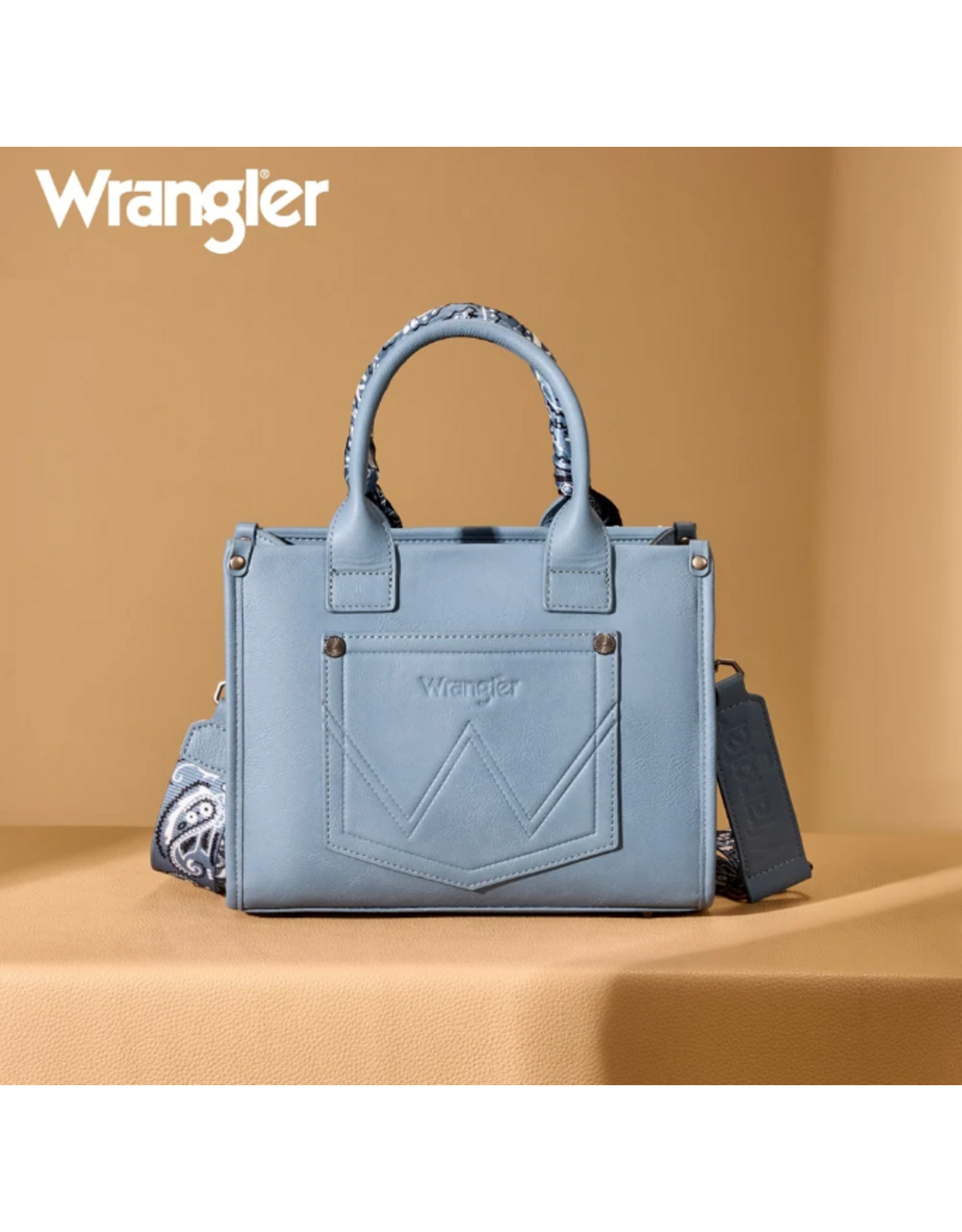 PURSE CROSSBODY WRANGLER BRAIDED BADANA PRINT JEAN