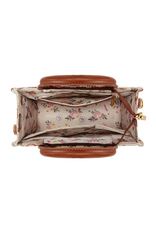 PURSE CROSSBODY WRANGLER CREAM WITH BOOTS