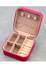 JEWELRY BOX TRAVEL CASE BEST SISTER EVER PINK