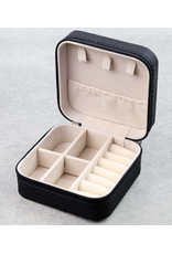 JEWELRY BOX TRAVEL CASE BEDAZZLED