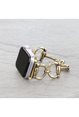 APPLE WATCH BAND HORSE BIT GOLD