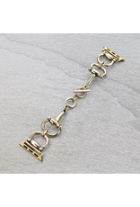 APPLE WATCH BAND HORSE BIT GOLD
