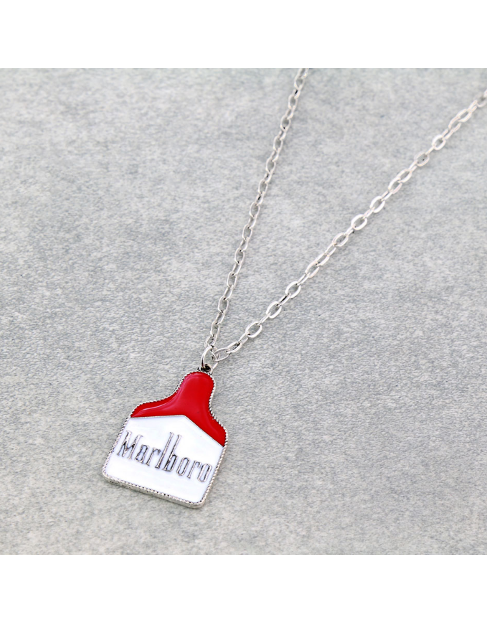 NECKLACE PENDANT EPOXY CIGARETTE EAR TAG