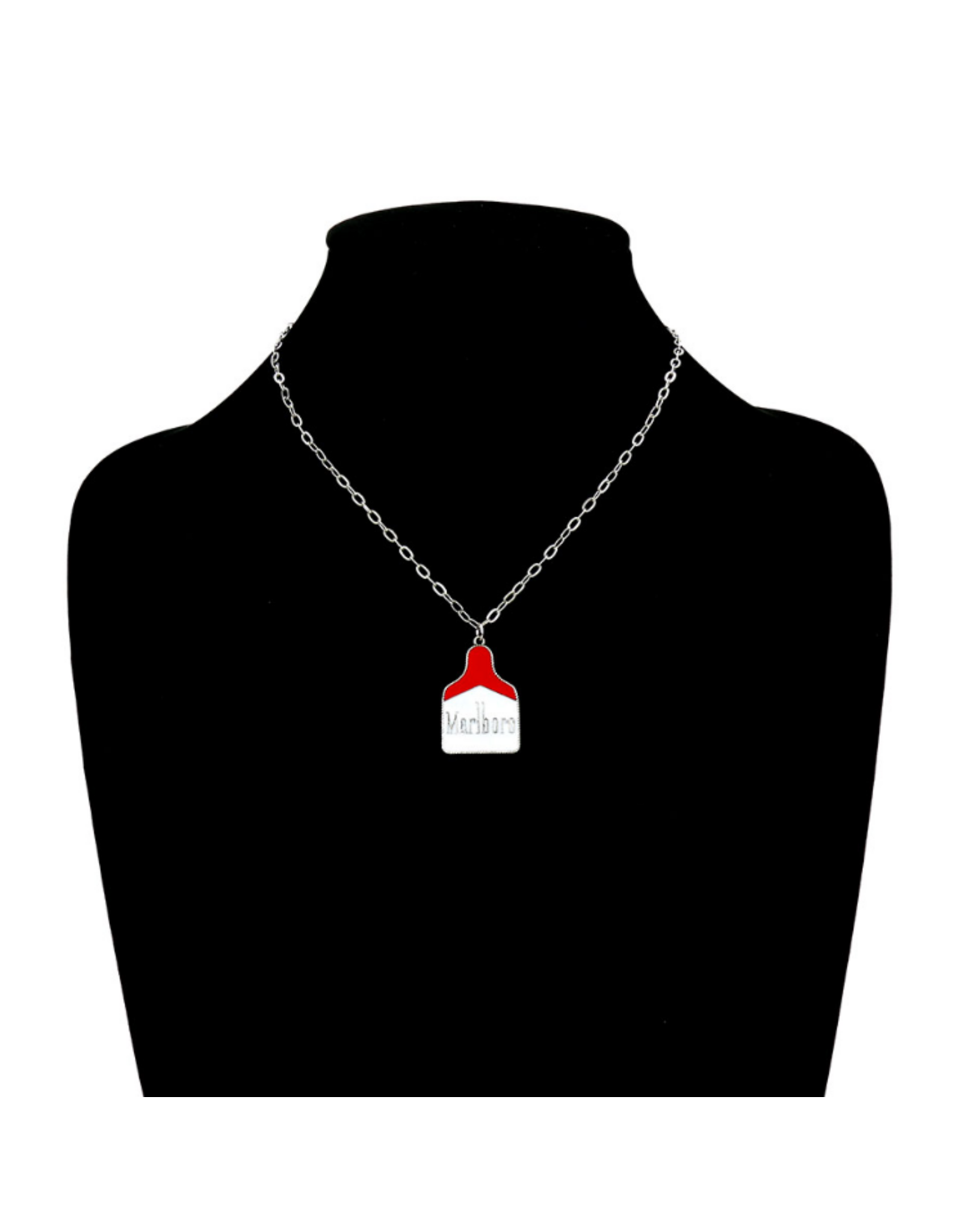 NECKLACE PENDANT EPOXY CIGARETTE EAR TAG