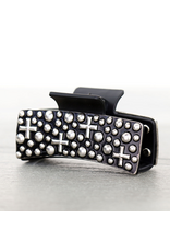 CLAW CLIP WESTERN METAL BUBBLE CROSS