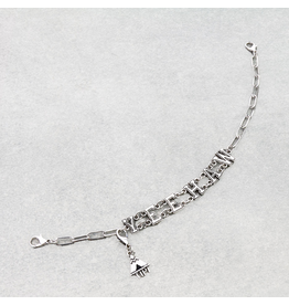 TRUCKER HAT CHAIN SLIVER  YEEHAW