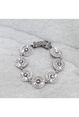 BRACELET WESTERN SHOTGUN SHELL MAGNETIC CLASP