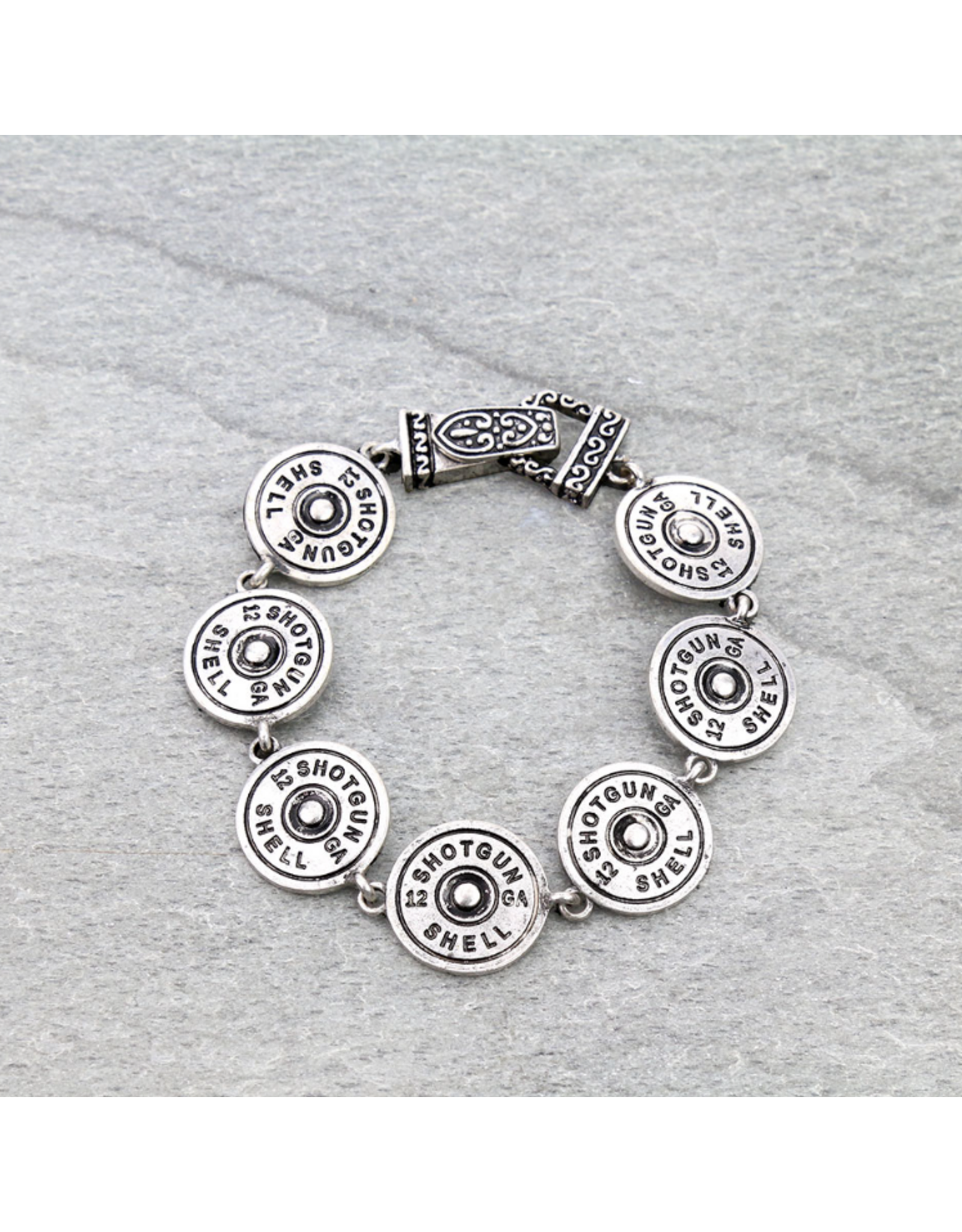 BRACELET WESTERN SHOTGUN SHELL MAGNETIC CLASP