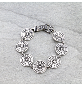 BRACELET WESTERN SHOTGUN SHELL MAGNETIC CLASP