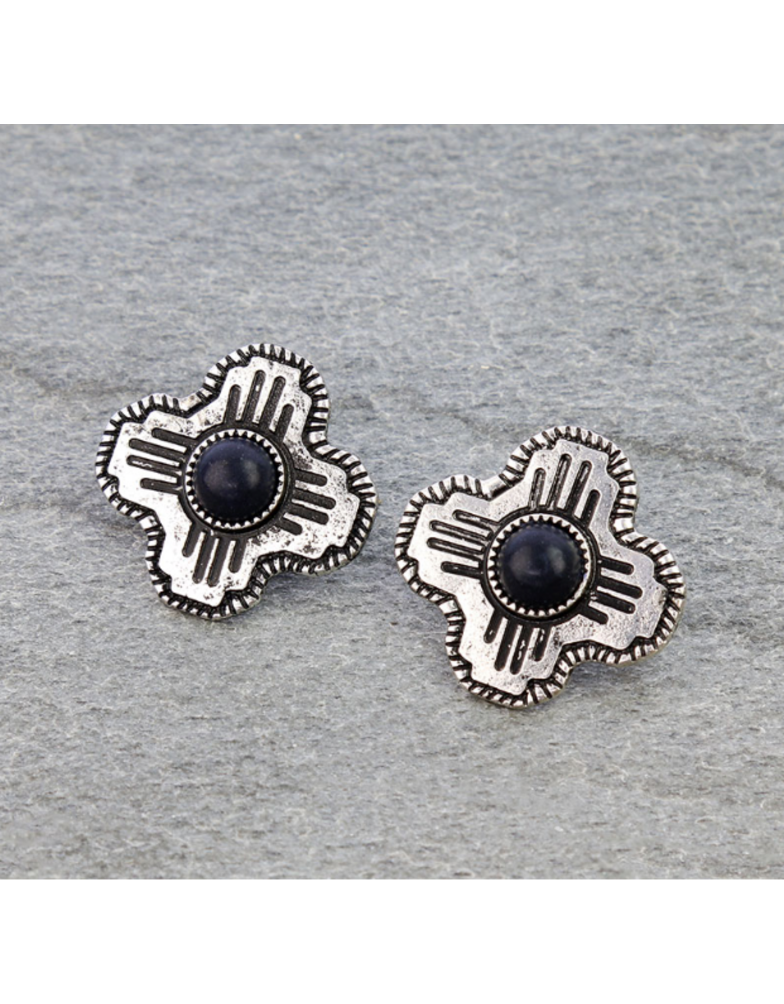 EARRING STUD ZIA SYMBOL