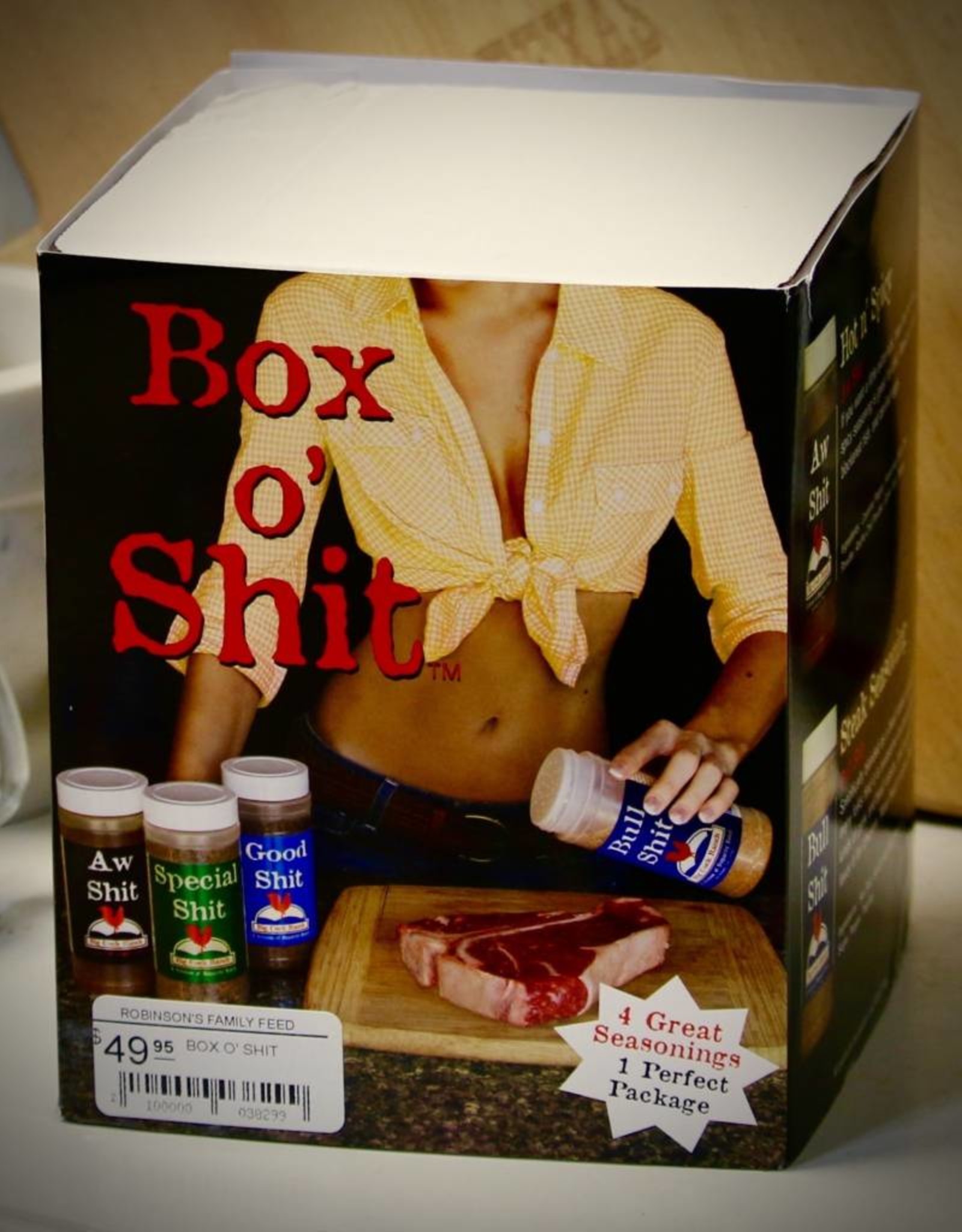 SHIT SPICES SEASONING SPICES BOX O' SHIT