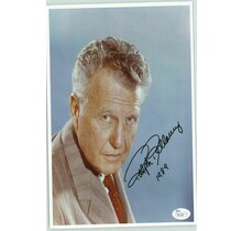 RALPH BELLAMY (DECEASED) SIGNED DATED 1989 8X10 JSA AUTHENTICATED #P41544