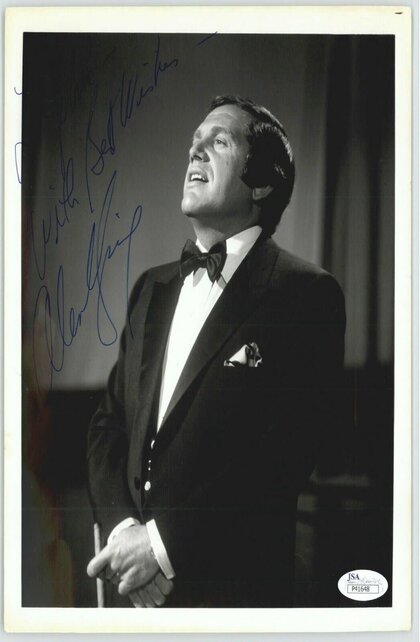 ALAN KING ACTOR COMEDIAN DECEASED) SIGNED INSCRIBED 8X10 JSA AUTHEN COA #P41648
