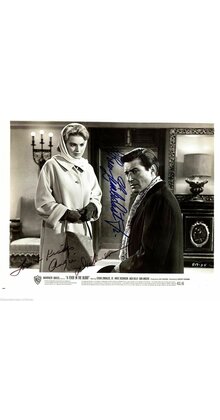 ANGIE DICKINSON, EFREM Z (DECEASED)SIGNED 8X10 STUDIO PROMO JSA COA #N38717