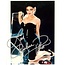 CHARLENE TILTON AUTOGRAPHED SIGNED 8X10 PHOTO BLACK OUTFIT KNEELING