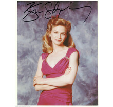 KYRA SEDGWICK AUTOGRAPHED SIGNED 8X10 COLOR PRESS PHOTO POSING RED DRESS