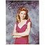KYRA SEDGWICK AUTOGRAPHED SIGNED 8X10 COLOR PRESS PHOTO POSING RED DRESS