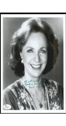 BEATRICE STRAIGHT ACTRESS (DECEASED) OSCAR WINNER SIGNED 8X10 JSA COA #P41745