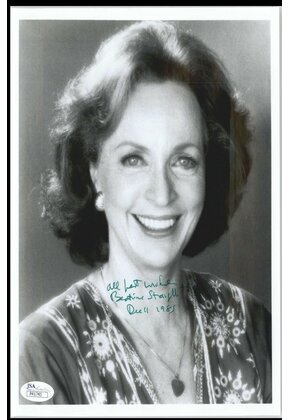 BEATRICE STRAIGHT ACTRESS (DECEASED) OSCAR WINNER SIGNED 8X10 JSA COA #P41745