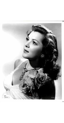 ANN RUTHERFORD DECEASED SCARLETT'S SISTER IN GONE W/ THE WIND SIGNED JSA #N4478