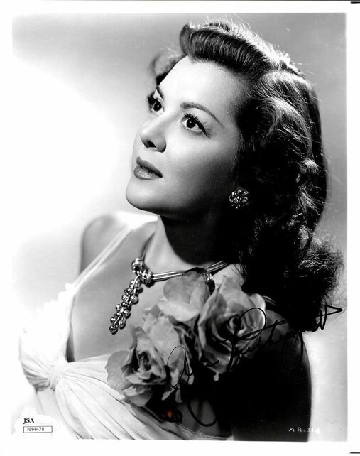 ANN RUTHERFORD DECEASED SCARLETT'S SISTER IN GONE W/ THE WIND SIGNED JSA #N4478