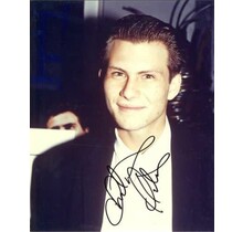 CHRISTIAN SLATER ACTOR AUTOGRAPHED SIGNED 8X10 BLACK JACKET WITH COA