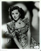ANN RUTHERFORD DECEASED SCARLETT'S SISTER IN GONE W/ THE WIND SIGNED JSA #N44476