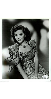 ANN RUTHERFORD DECEASED SCARLETT'S SISTER IN GONE W/ THE WIND SIGNED JSA #N44476