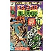 ASTONISHING TALES #1, 2, KRAVEN THE HUNTER 2-PART STORY 1970, MOVIE! KIRBY, WOOD