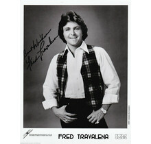 FRED TRAVALENA (DECEASED) AUTOGRAPHED SIGNED 8X10 COMEDIAN & IMPRESSIONIST