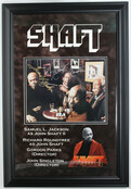 2000 SHAFT MOVIE CAST 4 SIGNATURES, SAMUEL JACKSON, RICHARD ROUNDTREE ++