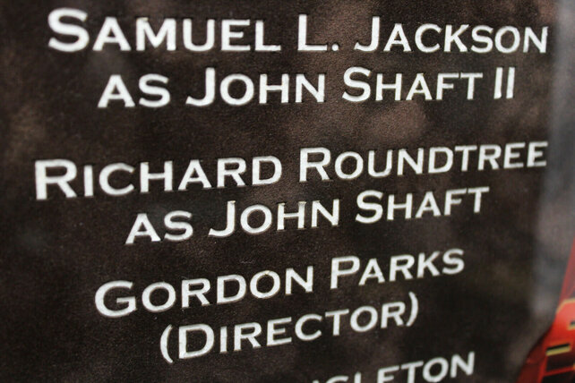 2000 SHAFT MOVIE CAST 4 SIGNATURES, SAMUEL JACKSON, RICHARD ROUNDTREE ++