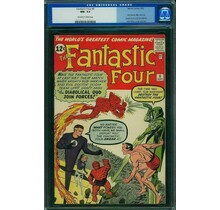 FANTASTIC FOUR #6 CGC 9.2 OWW PAGES 2ND SILVER AGE APP SUB-MARINER #0053234001