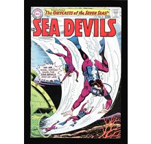 SEA DEVILS DC Comics Silver Age Lot #23, 24, 26, 28, 29, 31, 32