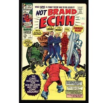 NOT BRAND ECHH #1,2,4, PARODY OF MARVEL SUPER HEROES STAN LEE NM-