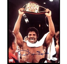 LEON SPINKS HEAVYWEIGHT CHAMP DEFEATED ALI SIGNED 8X10 JSA AUTHENT. COA #N41786