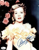 ALICE FAYE (DECEASED) OSCAR WINNER AUTOGRAPH SIGNED 8X10 JSA #N38893