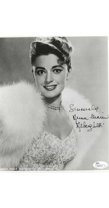 ANNA MARIA ALBERGHETTI, SEXY ITALIAN ACTRESS 8X10 SIGNED JSA AUTHEN. #R66767