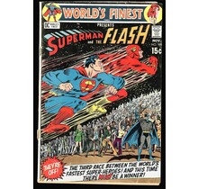 WORLD'S FINEST PRESENTS #198, 199 Superman vs. The Flash race Who is the fastest