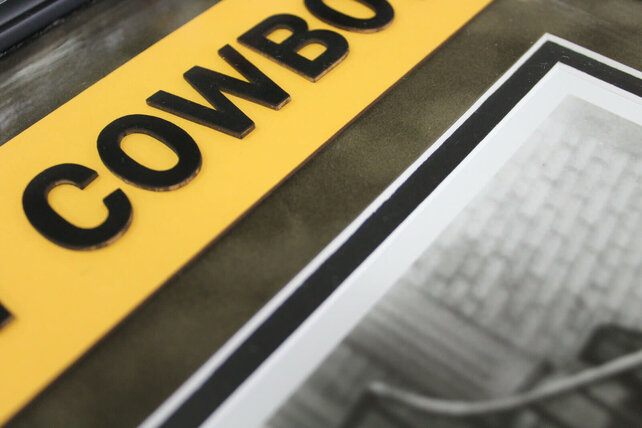 DUSTIN HOFFMAN AND JON VOIGHT "MIDNIGHT COWBOY" SIGNED AND FRAMED