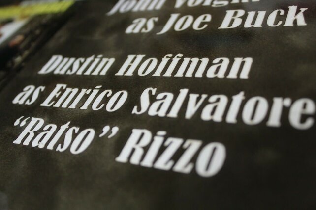 DUSTIN HOFFMAN AND JON VOIGHT "MIDNIGHT COWBOY" SIGNED AND FRAMED