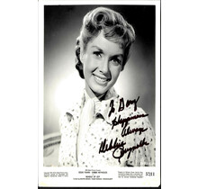 DEBBIE REYNOLDS, DECEASED CARRIE FISHER'S MOM SIGNED& INSCRIBED 8X10 WITH COA