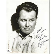 REGIS TOOMEY (DECEASED) ACTOR SIGNED 8X10 STUDIO PROMO SIGNED COA R66756