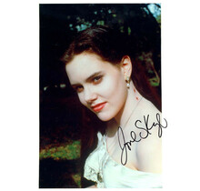 IONE SKYE ACTRESS, AUTOGRAPHED SIGNED 8X10 "SAY ANYTHING" WHITE DRESS WITH COA