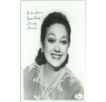 DOROTHY LAMOUR, MOVIE STAR (DECEASED) SIGNED 8X10 JSA AUTHEN. COA #P41821