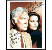 BUDDY EBSON "JED CLAMPETT" & LEE MERIWEATHER SIGNED 8X10 JSA LETTER COA #Y78148