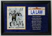 LA LAW CAST HAMLIN, BERSEN, EIKENBERRY, TUCKER SIGNED CUSTOM FRAMED 9 SIGS !