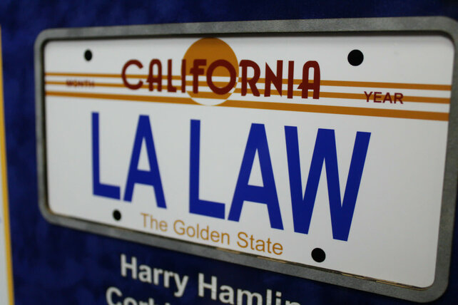 LA LAW CAST HAMLIN, BERSEN, EIKENBERRY, TUCKER SIGNED CUSTOM FRAMED 9 SIGS !