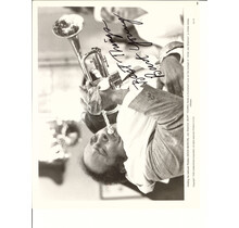 BURT YOUNG PLAYING TRUMPET SIGNED PHOTO AUTOGRAPHED W/COA 8X10