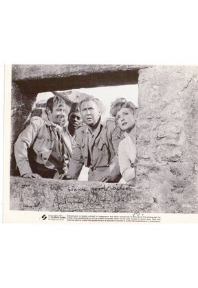 ANTHONY QUAYLE STONE WINDOW SIGNED 8X10 PHOTO AUTOGRAPHED W/COA